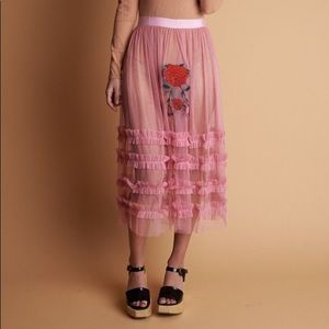 rachel antonoff mcgill mesh skirt
